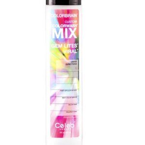 Celeb Luxury Gem Lites Colorbrain Custom Mix 8 Ounce Mixing Bottle (Empty)